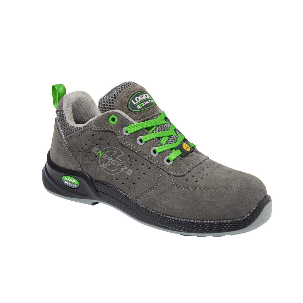 Logica Scarpe Antinfortunistica Bassa OASI : S1PS GRIGIA Traspirante Linea Energy 2.0