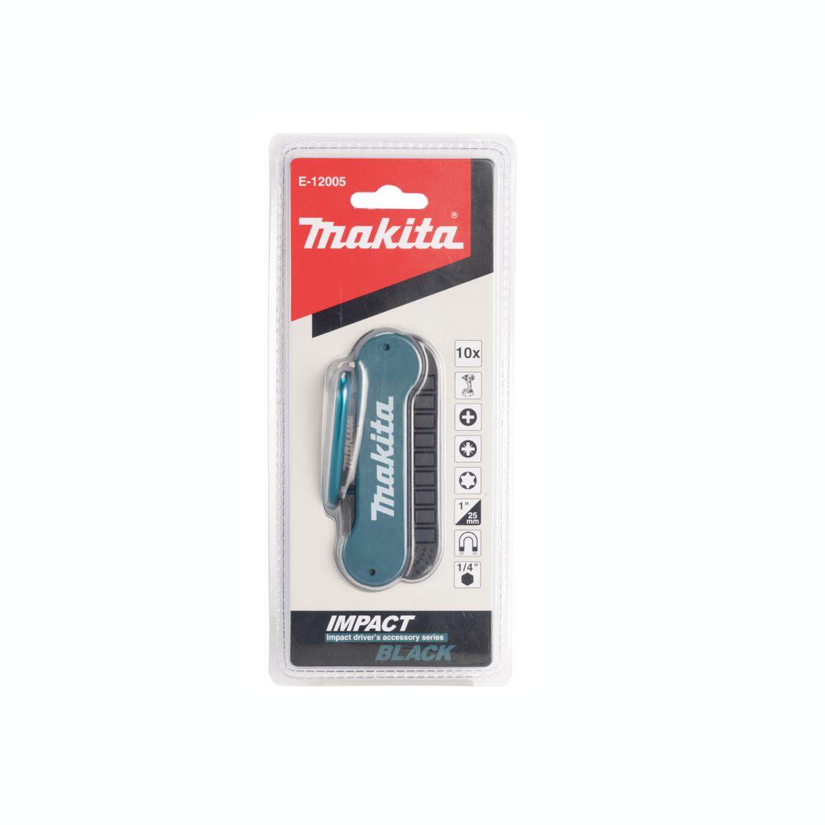 Set inserti avvitatura Makita Impact Black - 10pcs E-12005