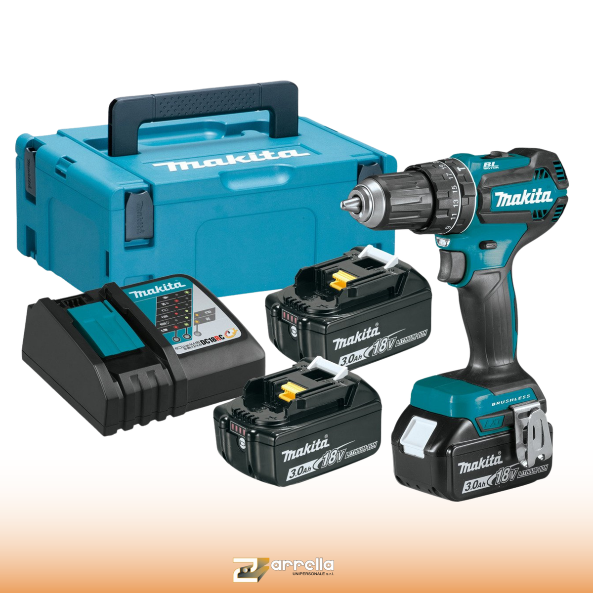 Trapano avvitatore Makita con percussione LXT ® DHP485RF3J