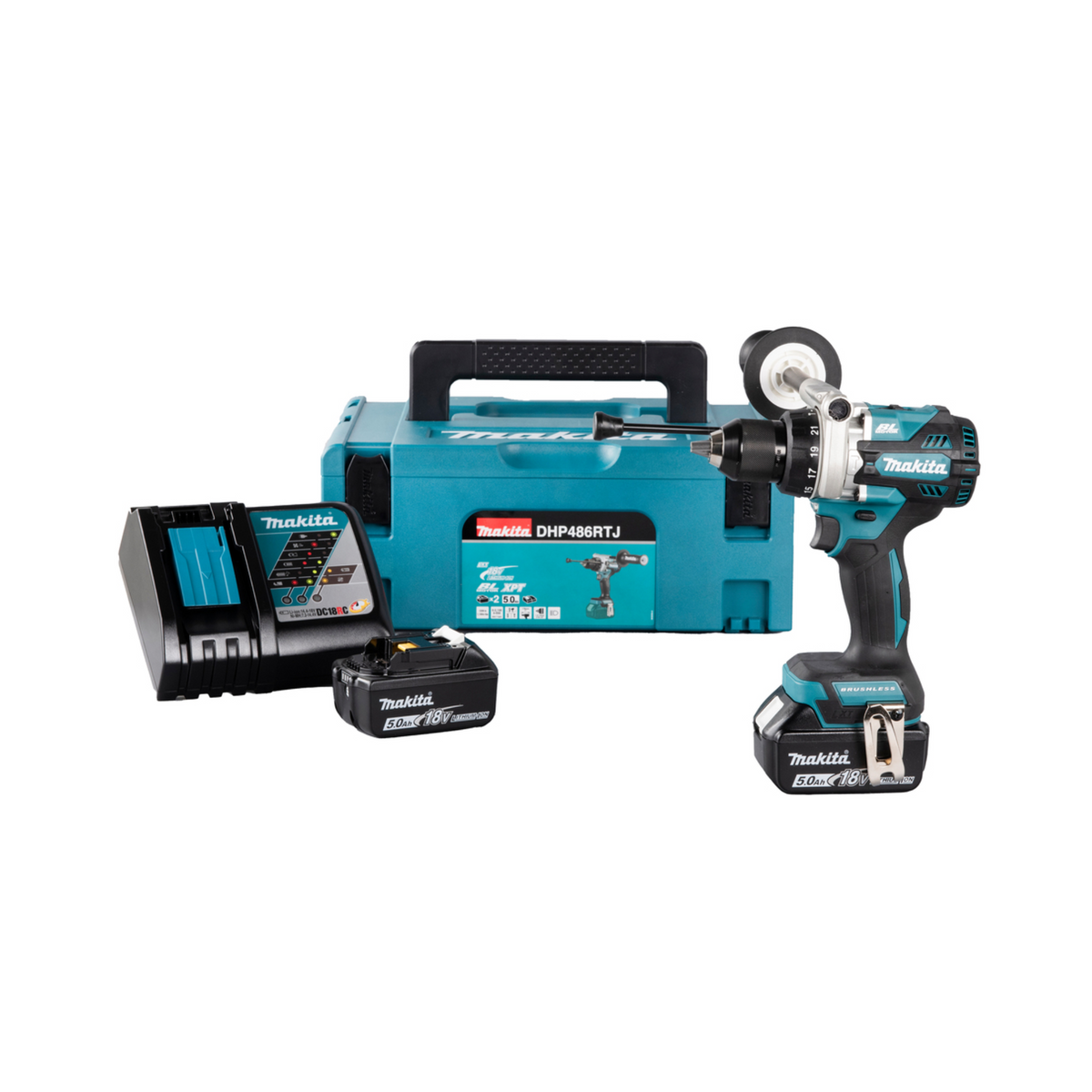 Trapano avvitatore con percussione Makita LXT ® DHP486RTJ