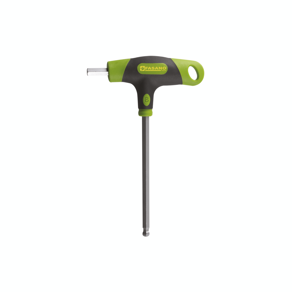 Chiave maschio con impugnatura Bi-materiale e impronta esagonale sferica FG 142/