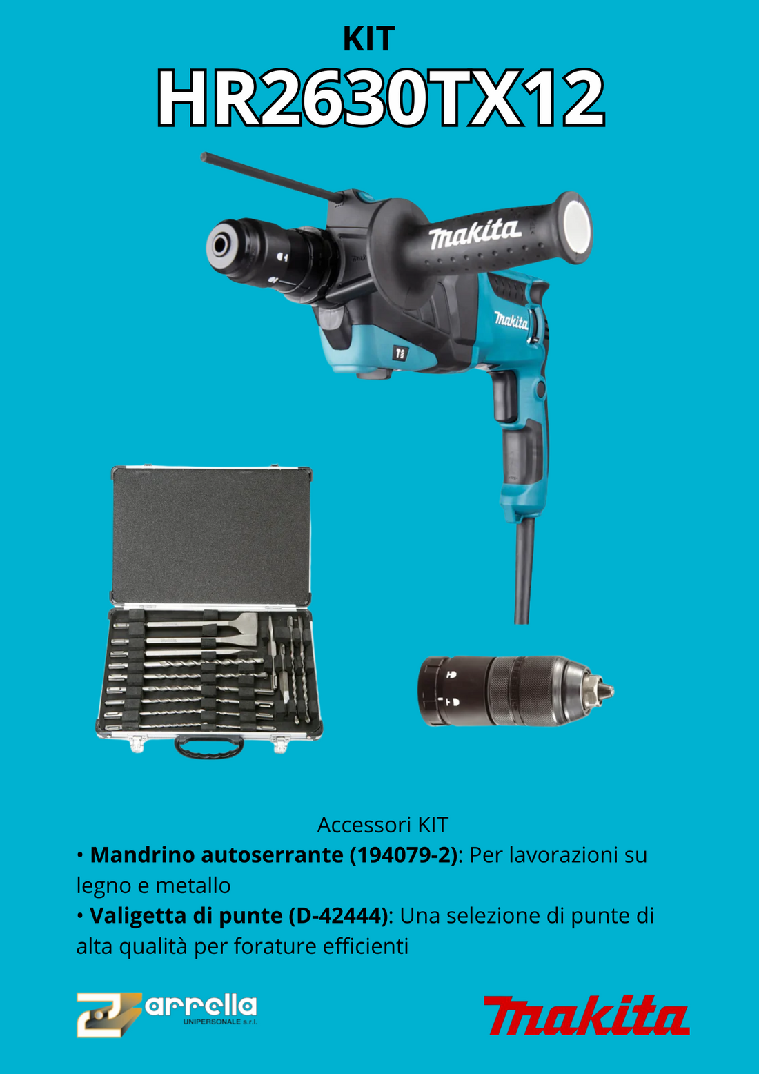 Tassellatore Makita HR2630TX12