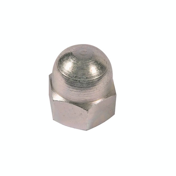 Dado cieco alto - UNI 5721, DIN 1587 Zincato bianco Classe 8