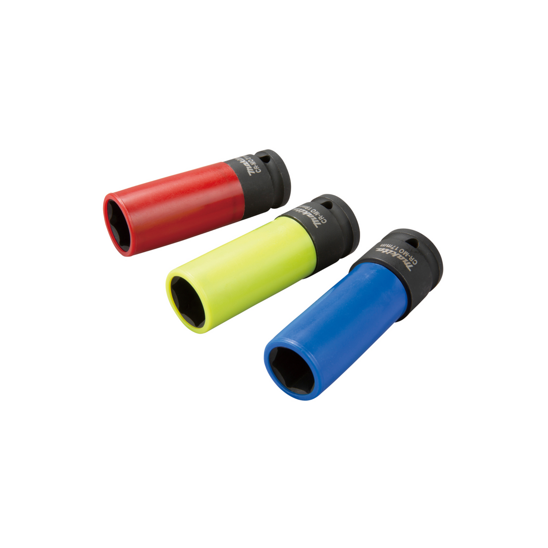 Set di 3 chiavi a bussola per ruote in custodia di cordura Makita E-12354