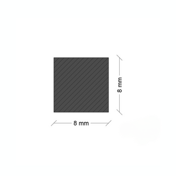Ferro Quadro MM 8