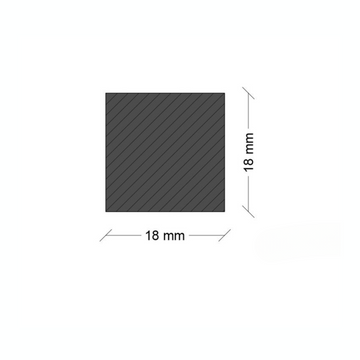 Ferro Quadro MM 18