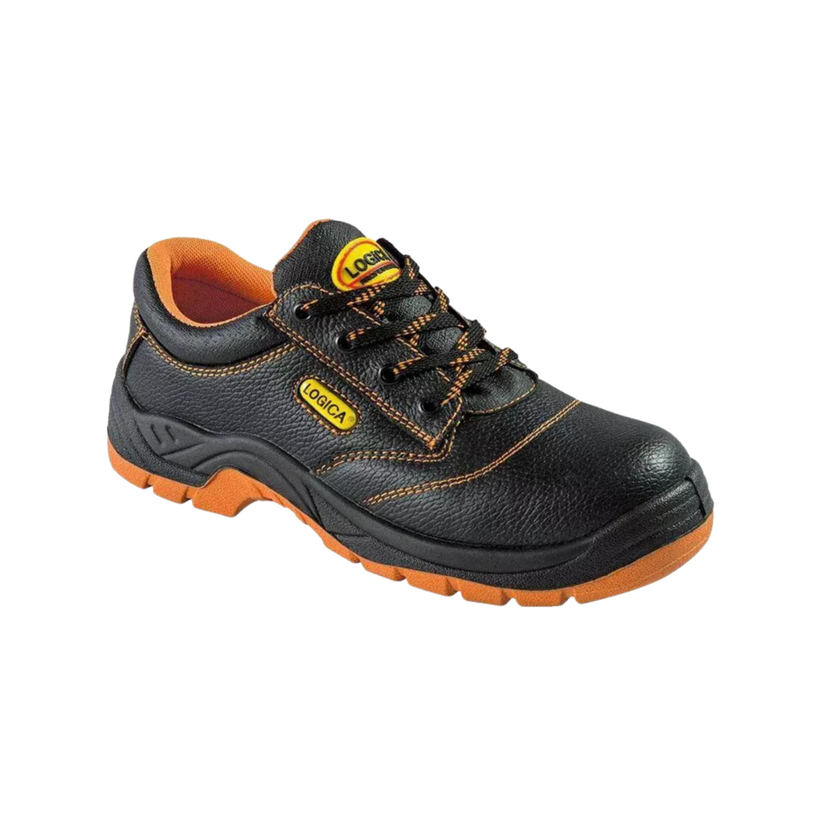 Logica Scarpa Bassa Pelle Nera Lam.Tessile S3 S29/K