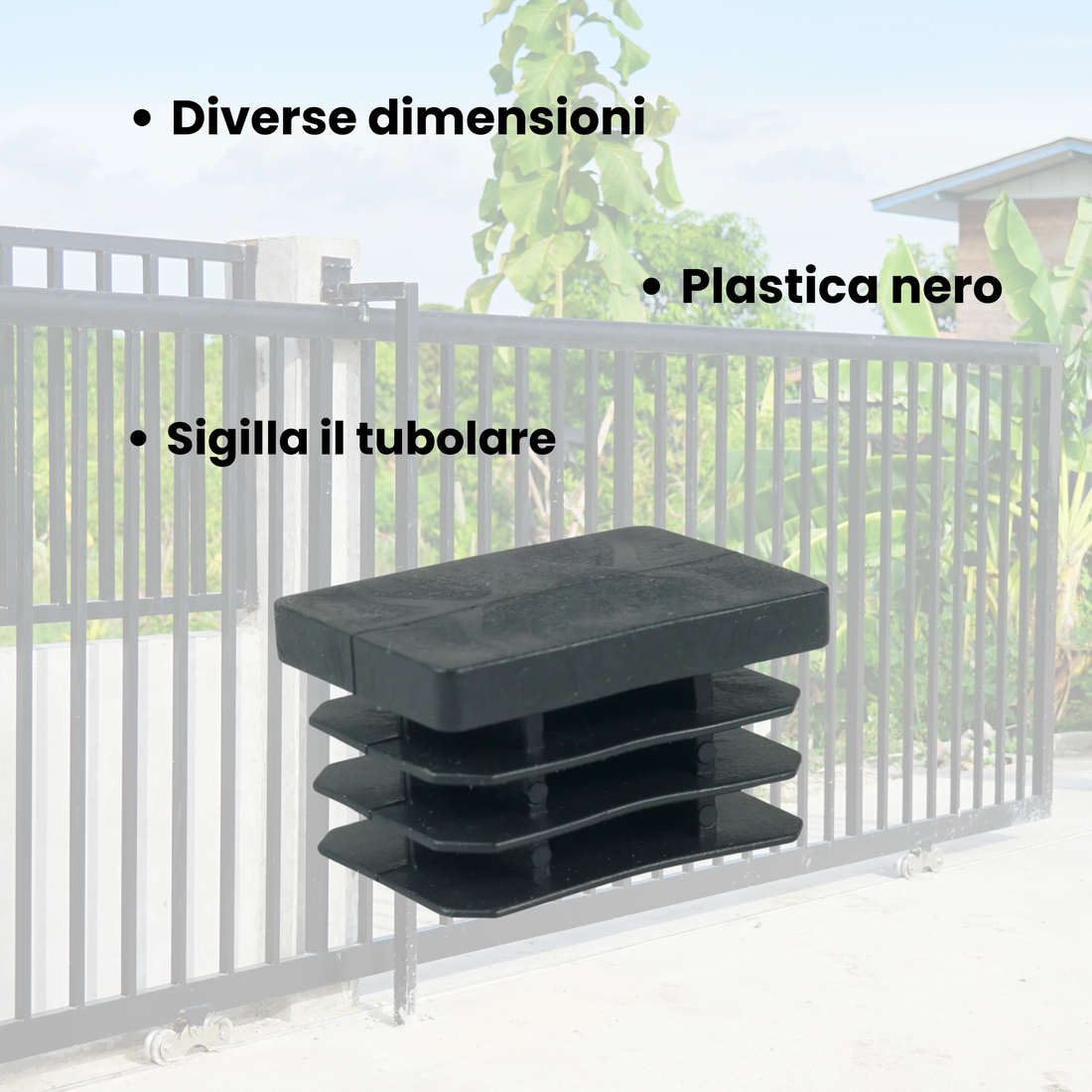 Copripilastro in plastica Rettangolare Art. 594