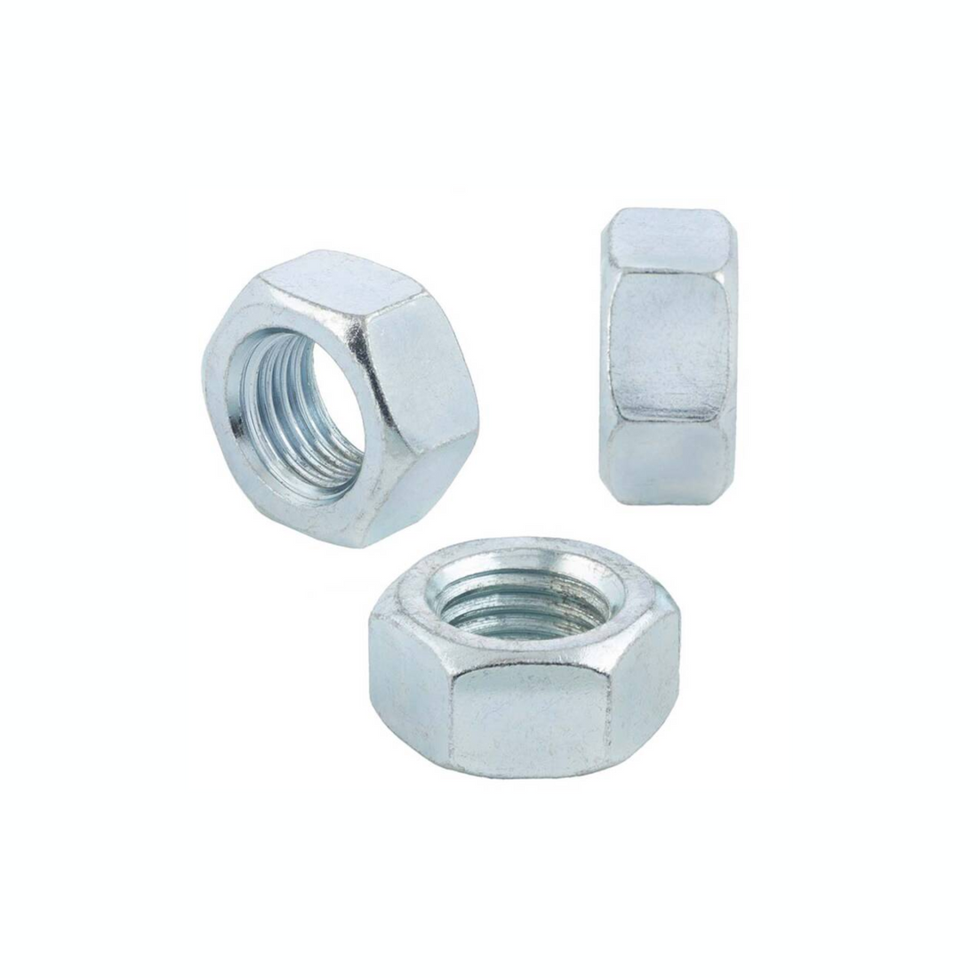 Dado esagonale DIN 934 Zincato bianco Classe 8