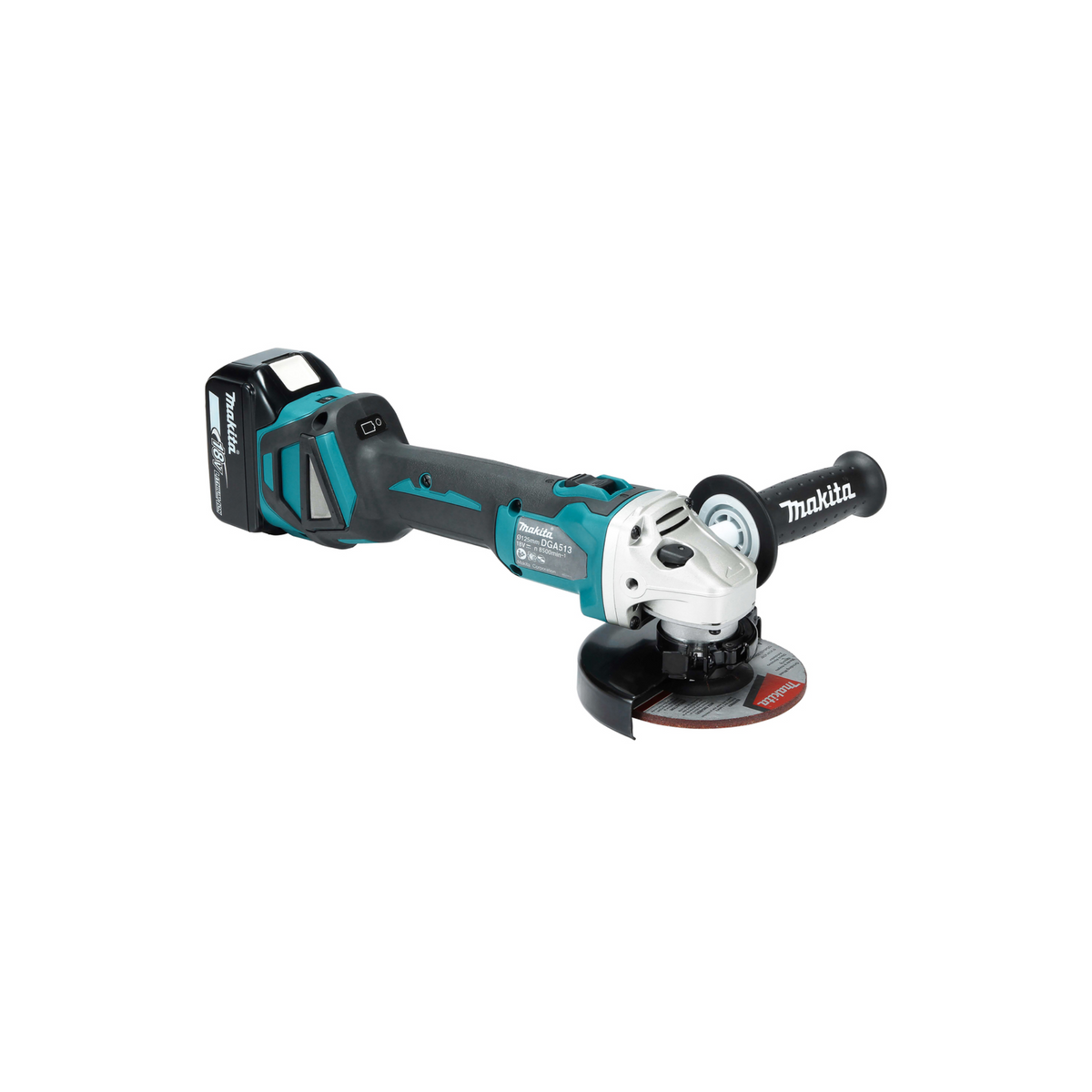 Smerigliatrice Makita DGA513RTJ 18V 5Ah - 125mm