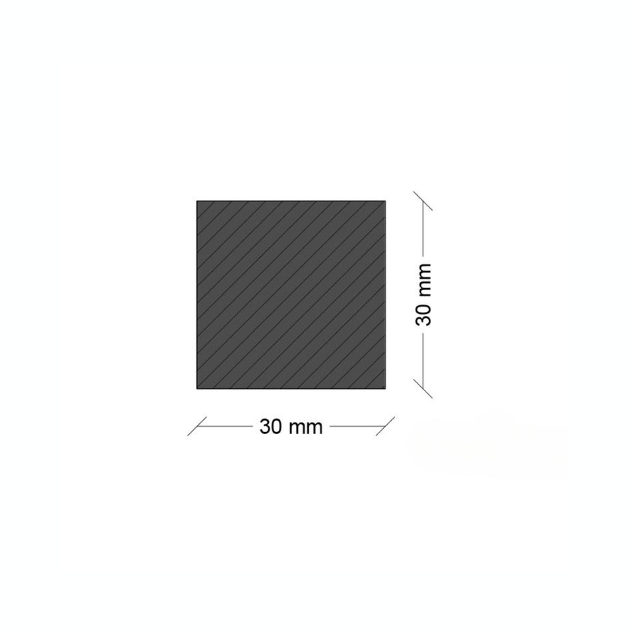 Ferro Quadro MM 30