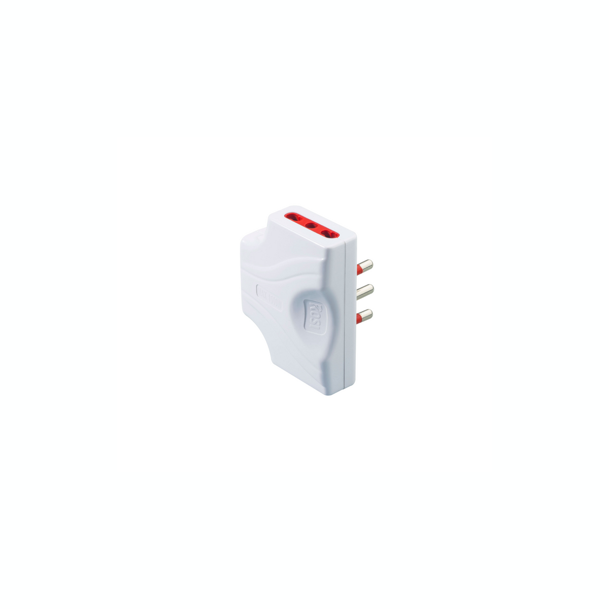 Adattatore triplo extrapiatto 16A 250V BI