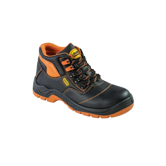 Scarpa Alta Pelle Nera Lam.Tessile S3 S32/K