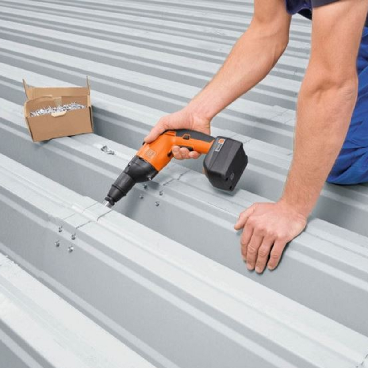 Unifix Vite autoforante TE con bordino - zincatura bianca- fissaggio su materiali metallici - Confezione 50 PZ
