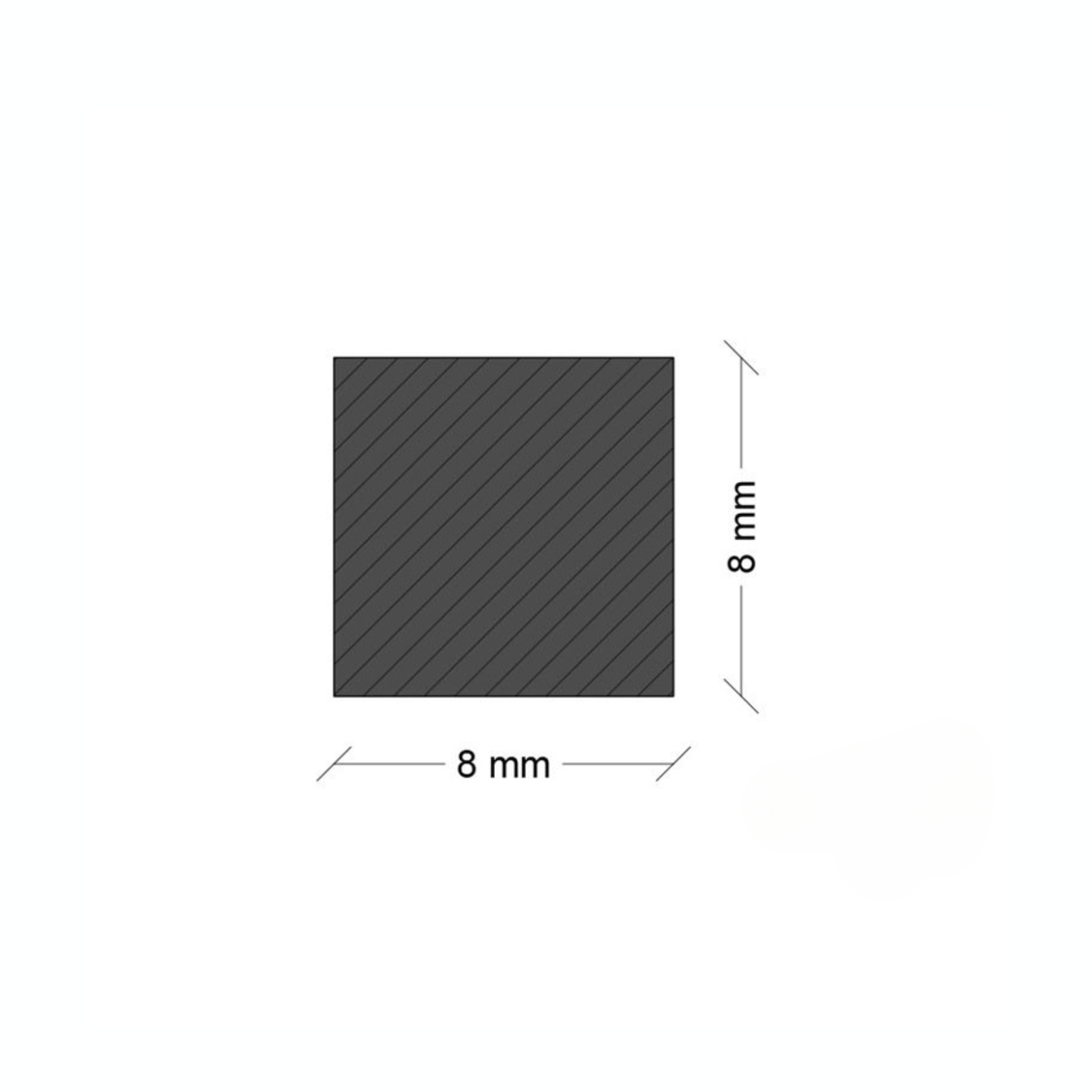 Ferro Quadro MM 8