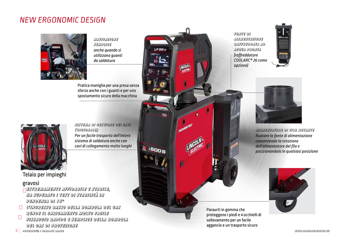 Saldatrice POWERTEC® i420S + LF-56D +K14199-PGW-5M+ FREEZCOOL + W10430-505-4M