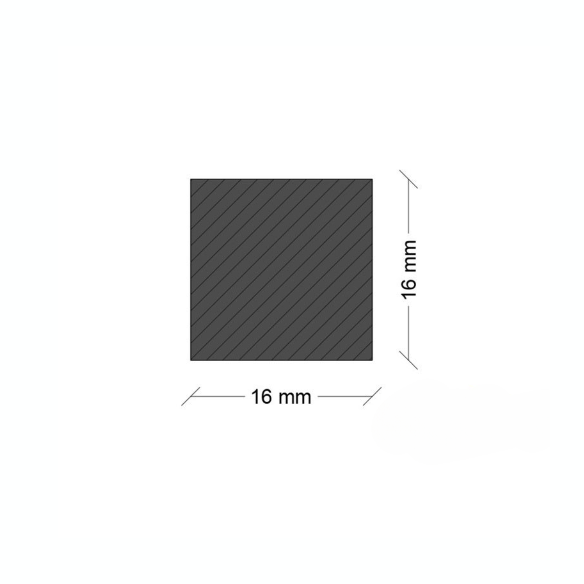 Ferro Quadro MM 16