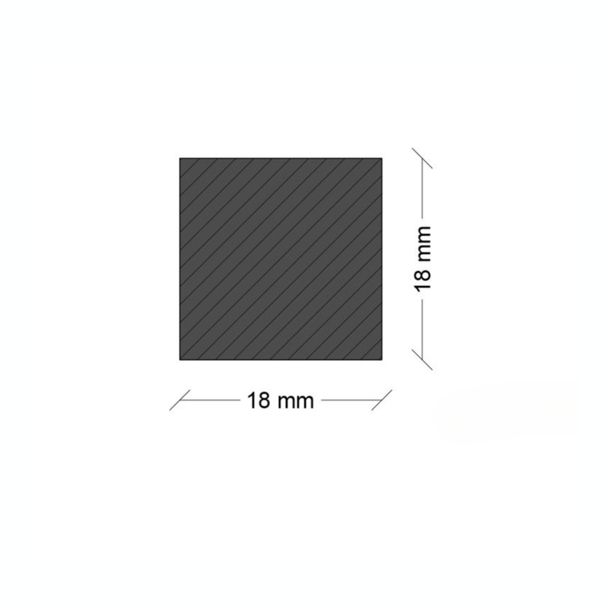 Ferro Quadro MM 18