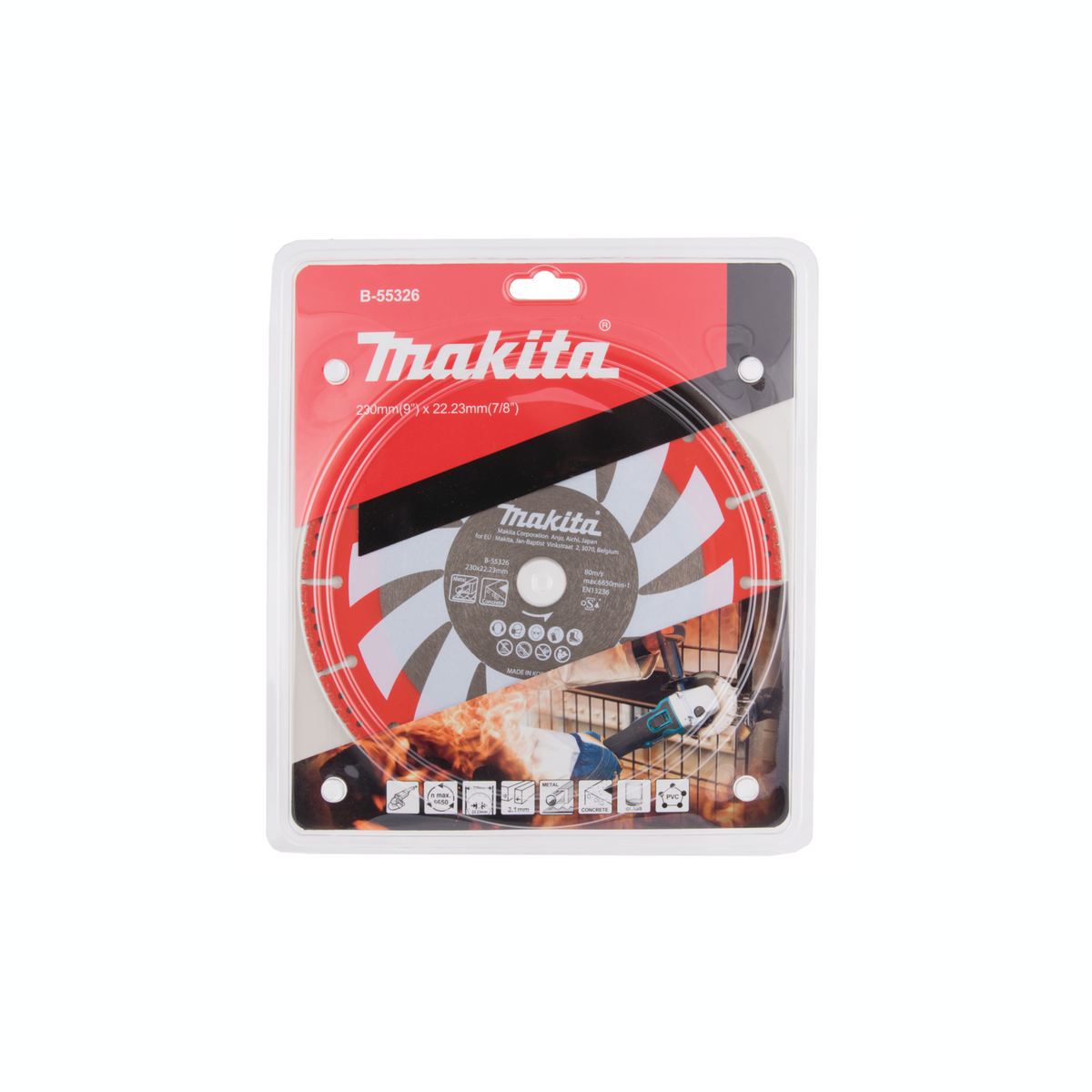 Makita Disco diamantato “rescue” a settori Ø 230mm, multipurposeB-55326